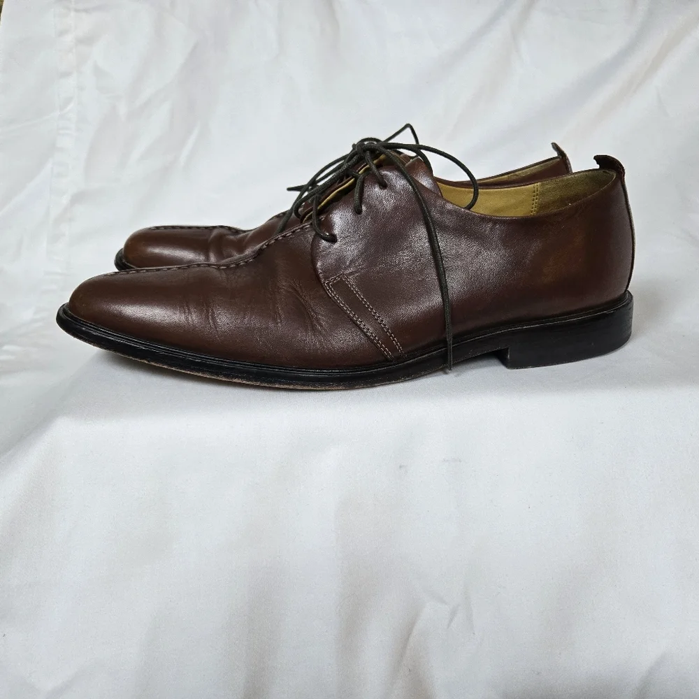 Cole Haan Mens Classic Brown Leather Beckett II Split Toe Dress Shoes C06400 11M
